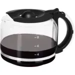 Electronice si Electrocasnice - Electrocasnice bucatarie - Preparare bauturi - Cafetiere - Cafetiera ECG KP 2150 Stripe, 980 W, 1.5 litri, preparare pana la 10 cesti de cafea odata, sistem drip-stop, negru - Infinity.ro