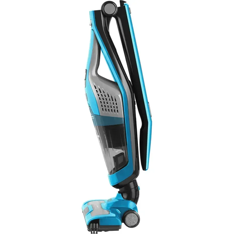 Electronice si Electrocasnice - Ingrijirea locuintei - Aspiratoare - Aspirator vertical portabil 2in1 ECG VT 4520 Bruno, 90 W, baterie Li-Ion 18.5 V, sistem de filtrare cyclonic, albastru - Infinity.ro
