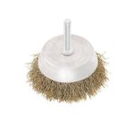 Casa si Gradina - Constructii - Scule electrice si accesorii - Accesorii polizare si slefuire - Perie sarma alama, circulara, cu tija, 63 mm, Beorol - Infinity.ro