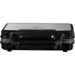 Electronice si Electrocasnice - Electrocasnice bucatarie - Preparare paine - Sandwich-maker - Sandwich maker ECG S 2120 Grande, 900 W, 4 sandvisuri triunghiulare, design din otel inoxidabil si plastic - Infinity.ro