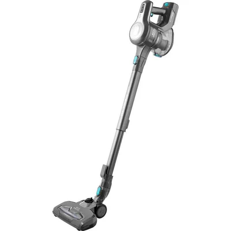 Electronice si Electrocasnice - Ingrijirea locuintei - Aspiratoare - Aspirator vertical portabil 2in1 ECG VT 3630 Alan, 130 W, baterie Li-Ion 22.2 V, recipient 1.2 L, gri - Infinity.ro