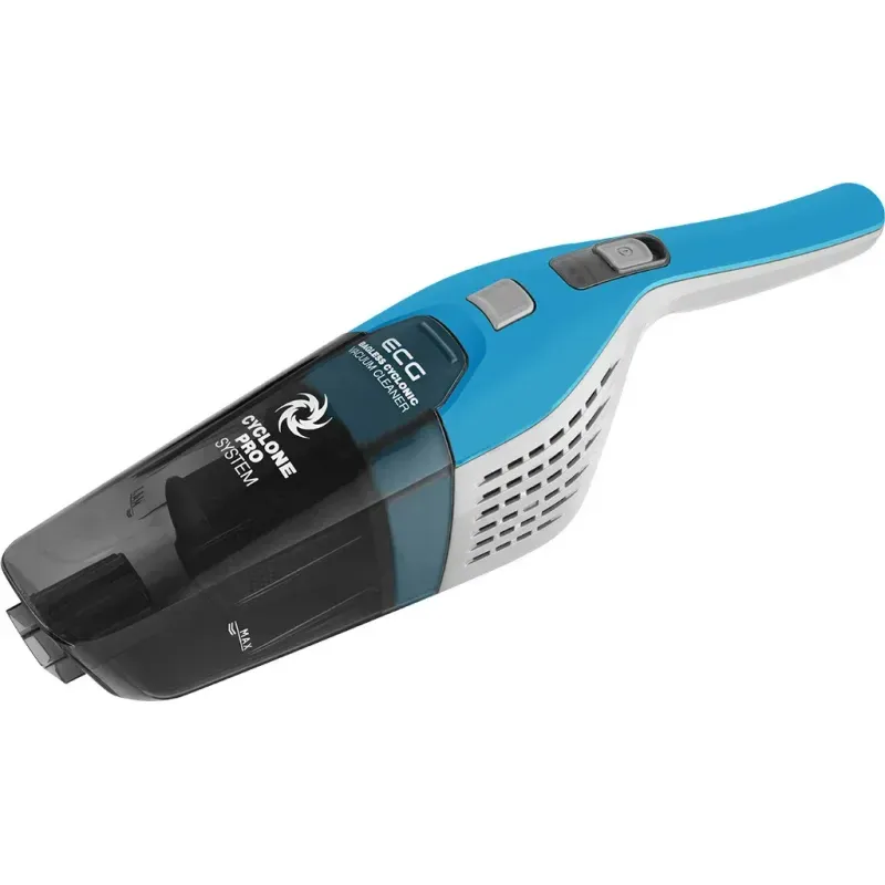 Electronice si Electrocasnice - Ingrijirea locuintei - Aspiratoare - Aspirator vertical portabil 2in1 ECG VT 4520 Bruno, 90 W, baterie Li-Ion 18.5 V, sistem de filtrare cyclonic, albastru - Infinity.ro