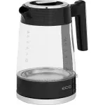 Electronice si Electrocasnice - Electrocasnice bucatarie - Preparare bauturi - Fierbatoare de apa - Fierbator electric ECG RK 1750 Stripe, 2200 W, 1.7 litri, sticla borosilicata, elemente din otel inoxidabil - Infinity.ro