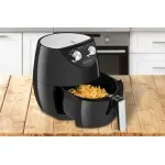Electronice si Electrocasnice - Electrocasnice bucatarie - Aparate de gatit & desert - Friteuze - Friteuza cu aer cald ECG AF 3500, 3.5 L, 1500 W, control temperatura 80-200°C - Infinity.ro