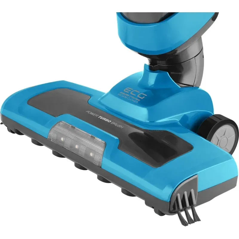 Electronice si Electrocasnice - Ingrijirea locuintei - Aspiratoare - Aspirator vertical portabil 2in1 ECG VT 4520 Bruno, 90 W, baterie Li-Ion 18.5 V, sistem de filtrare cyclonic, albastru - Infinity.ro