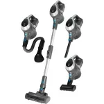 Electronice si Electrocasnice - Ingrijirea locuintei - Aspiratoare - Aspirator 2 in 1 ECG VT 7670 Luis, baterie Li-Ion 25,9V/2200 mAh, motor BLDC 220W, 3 niveluri de aspirare - Infinity.ro