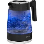Electronice si Electrocasnice - Electrocasnice bucatarie - Preparare bauturi - Fierbatoare de apa - Fierbator electric ECG RK 1750 Stripe, 2200 W, 1.7 litri, sticla borosilicata, elemente din otel inoxidabil - Infinity.ro