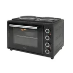 Electronice si Electrocasnice - Aragazuri, cuptoare si hote - Cuptoare - Cuptoare electrice - Cuptor electric ECG ETH 3501B, 35 litri, 1400 W, 2 plite, iluminare interioara, 90-250°C, negru - Infinity.ro