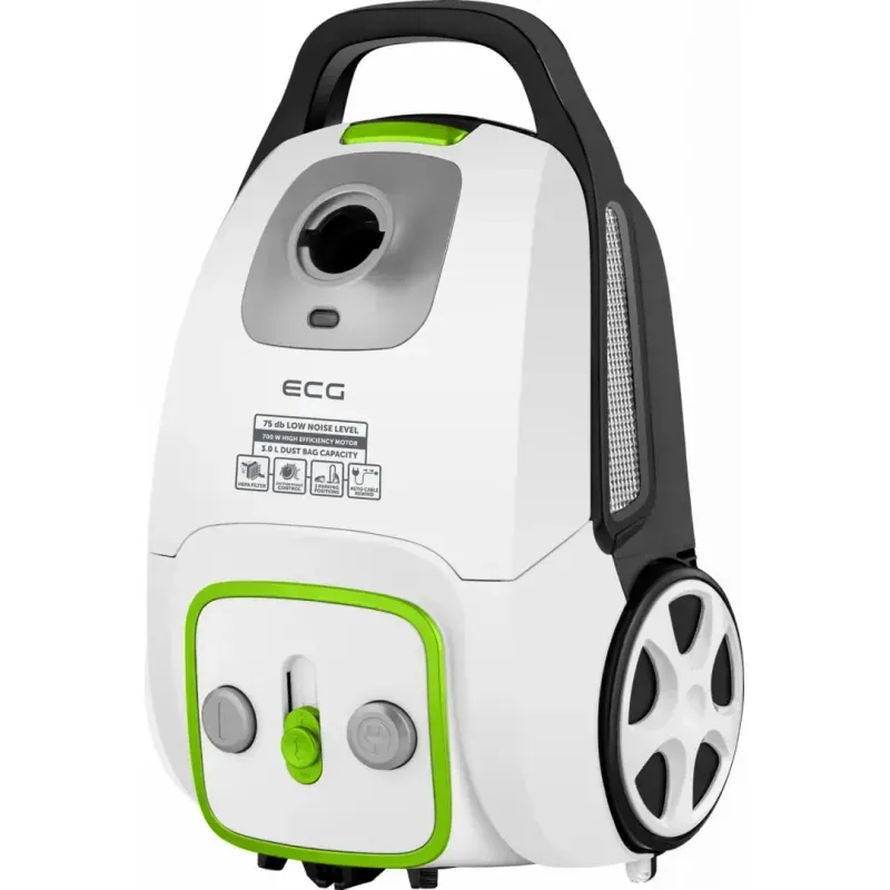 Electronice si Electrocasnice - Ingrijirea locuintei - Aspiratoare - Aspirator cu sac textil ECG VP S3010, 700W, capacitate colectare 3 L, filtru HEPA 11 - Infinity.ro