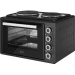 Electronice si Electrocasnice - Aragazuri, cuptoare si hote - Cuptoare - Cuptoare electrice - Cuptor electric ECG ETH 3501B, 35 litri, 1400 W, 2 plite, iluminare interioara, 90-250°C, negru - Infinity.ro