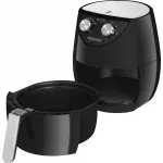 Electronice si Electrocasnice - Electrocasnice bucatarie - Aparate de gatit & desert - Friteuze - Friteuza cu aer cald ECG AF 3500, 3.5 L, 1500 W, control temperatura 80-200°C - Infinity.ro