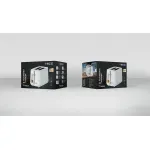 Electronice si Electrocasnice - Electrocasnice bucatarie - Preparare paine - Prajitoare de paine - Prajitor de paine ECG ST 2768 Timber White, 925 W, 2 felii, 7 trepte, otel inoxidabil, elemente din lemn, alb - Infinity.ro