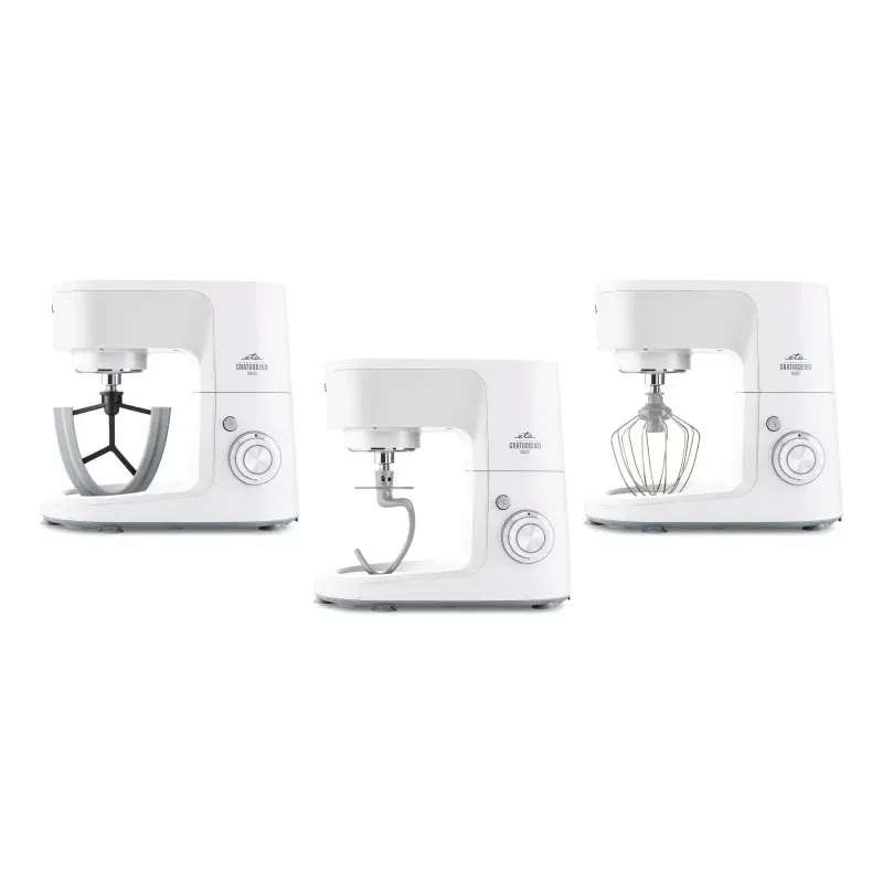 Electronice si Electrocasnice - Electrocasnice bucatarie - Mixere, tocatoare & roboti de bucatarie - Roboti de bucatarie - Robot de bucatarie ETA Gratussino III Smart 3023 90000, 1200 W, 4.5 litri, roti dintate metalice, gri/alb - Infinity.ro