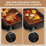 Electronice si Electrocasnice - Electrocasnice bucatarie - Aparate de gatit & desert - Gratare electrice - Gratar electric 2 in 1 MICHELINO 74372, 2200W, suprafata 38x22cm, termostat, temperatura reglabila, cromat - Infinity.ro