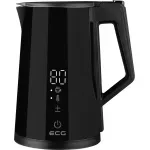 Casa si Gradina - Bucatarie si vesela - Vase pentru gatit - Ibrice - Cana electrica fierbator ECG RK 1893 Digitouch Black, 2200 W, 1,7 litri, pereti dubli, control tactil, negru - Infinity.ro