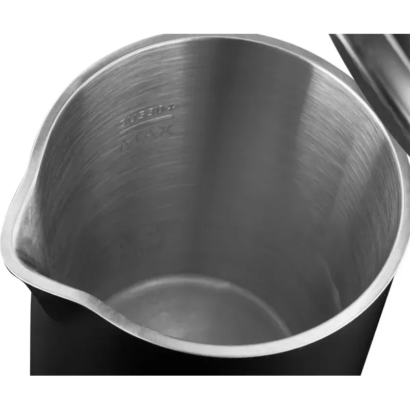 Casa si Gradina - Bucatarie si vesela - Vase pentru gatit - Ibrice - Cana electrica fierbator ECG RK 1893 Digitouch Black, 2200 W, 1,7 litri, pereti dubli, control tactil, negru - Infinity.ro