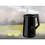 Casa si Gradina - Bucatarie si vesela - Vase pentru gatit - Ibrice - Cana electrica fierbator ECG RK 1893 Digitouch Black, 2200 W, 1,7 litri, pereti dubli, control tactil, negru - Infinity.ro