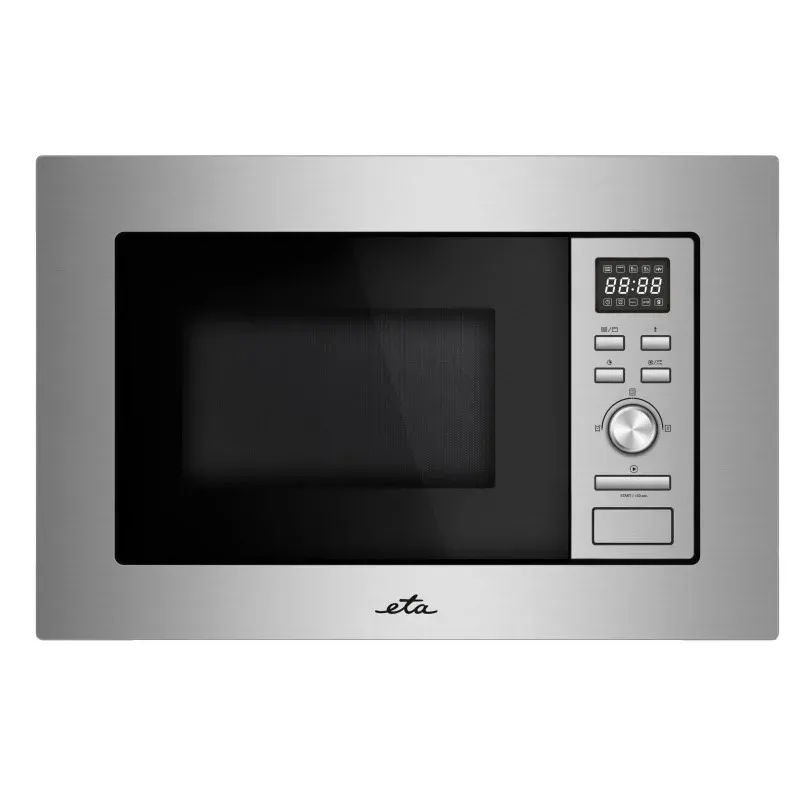 Cuptor cu microunde incorporabil ETA 479990000, 1000 W + 800 W, 8 programe, otel inoxidabil
