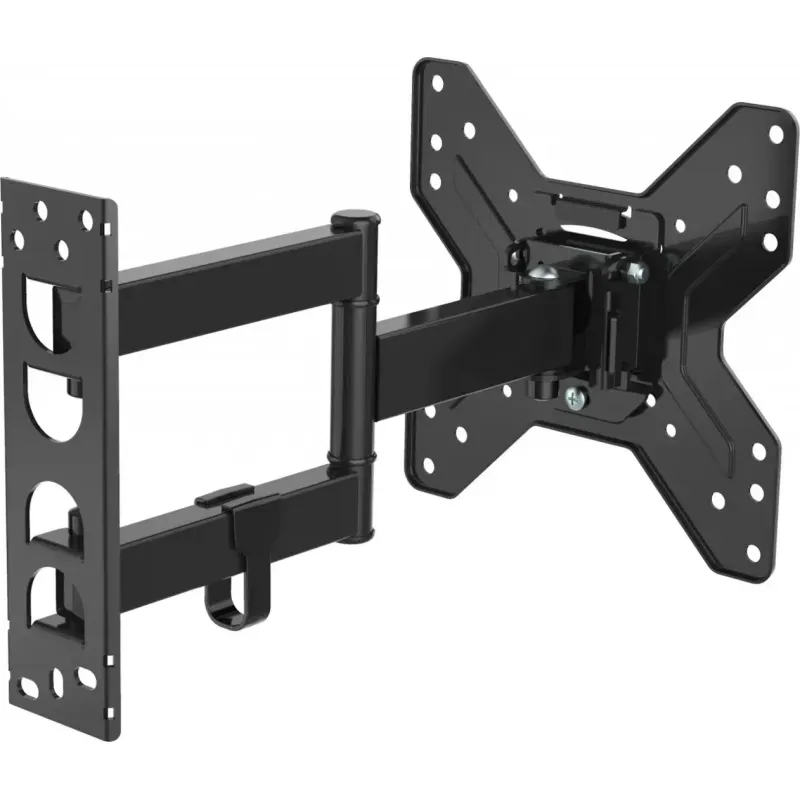 TV, Audio-Video si Foto - Accesorii TV si audio - Suporturi TV - Suport TV de perete ECG LD 174201, 17"- 42" (43 - 106 cm), rotire 90° si inclinare 2°-15°, 25 kg, VESA - Infinity.ro