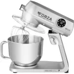 Electronice si Electrocasnice - Electrocasnice bucatarie - Mixere, tocatoare & roboti de bucatarie - Roboti de bucatarie - Robot de bucatarie ECG FORZA 6600 Metallo Argento, 1800 W, 6,5 litri, LCD, sistem de amestecare planetar - Infinity.ro