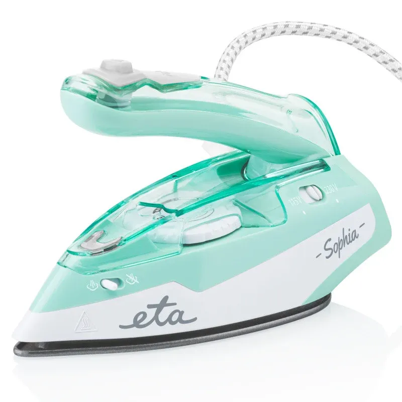 Electronice si Electrocasnice - Ingrijirea tesaturilor - Fiare de calcat - Fier de calcat pentru voiaj ETA Sophia 1271 90000, 1100 W, talpa ceramica, 80 ml, 50 g/min - Infinity.ro