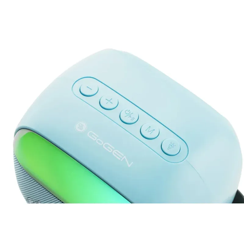 TV, Audio-Video si Foto - Portabile audio - Boxe portabile - Boxa portabila pentru copii GoGEN BOB si BOBEK PARTY, 3.2 W, USB, Micro SD, microfon fara fir, 3.7V/1200mAh, albastru - Infinity.ro