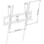 TV, Audio-Video si Foto - Accesorii TV si audio - Suporturi TV - Suport TV de perete ECG LD 326501, 32″- 65″ (81 – 165 cm), inclinare 5°-10°, 75 kg, VESA - Infinity.ro