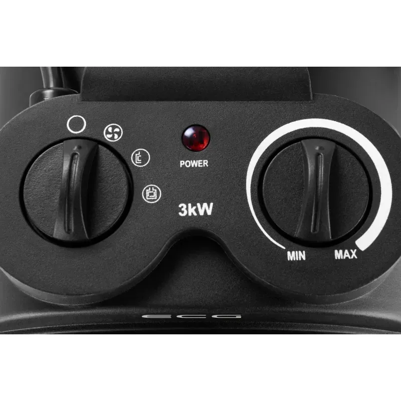 Electronice si Electrocasnice - Climatizare si sisteme de incalzire - Aparate incalzire aer - Aeroterme - Aeroterma ECG HH 3010 , 3000 W, 2 trepte, element de incalzire ceramica PTC - Infinity.ro