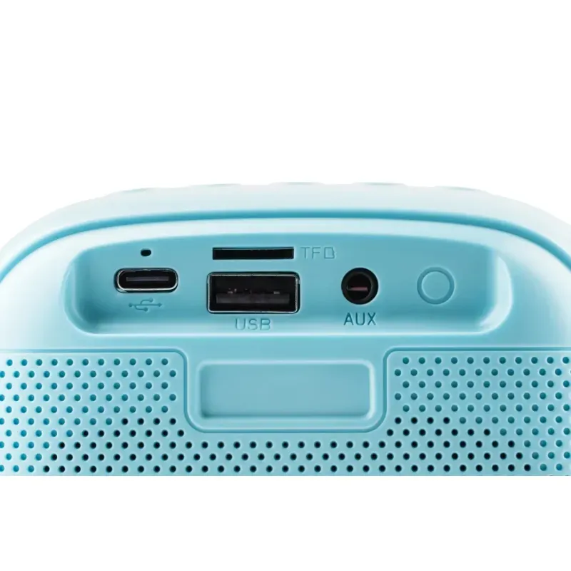 TV, Audio-Video si Foto - Portabile audio - Boxe portabile - Boxa portabila pentru copii GoGEN BOB si BOBEK PARTY, 3.2 W, USB, Micro SD, microfon fara fir, 3.7V/1200mAh, albastru - Infinity.ro