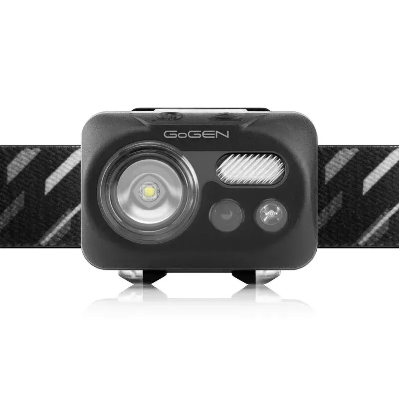 Casa si Gradina - Corpuri si surse de iluminat - Iluminat exterior - Lanterne - Lanterna de cap GOGHL01B, 220 lm, 3 x AAA, senzor de miscare, neagra - Infinity.ro