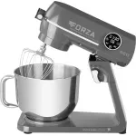 Electronice si Electrocasnice - Electrocasnice bucatarie - Mixere, tocatoare & roboti de bucatarie - Roboti de bucatarie - Robot de bucatarie ECG FORZA 6600 Metallo Scuro, 1800 W, 6,5 litri, LCD, sistem de amestecare planetar - Infinity.ro