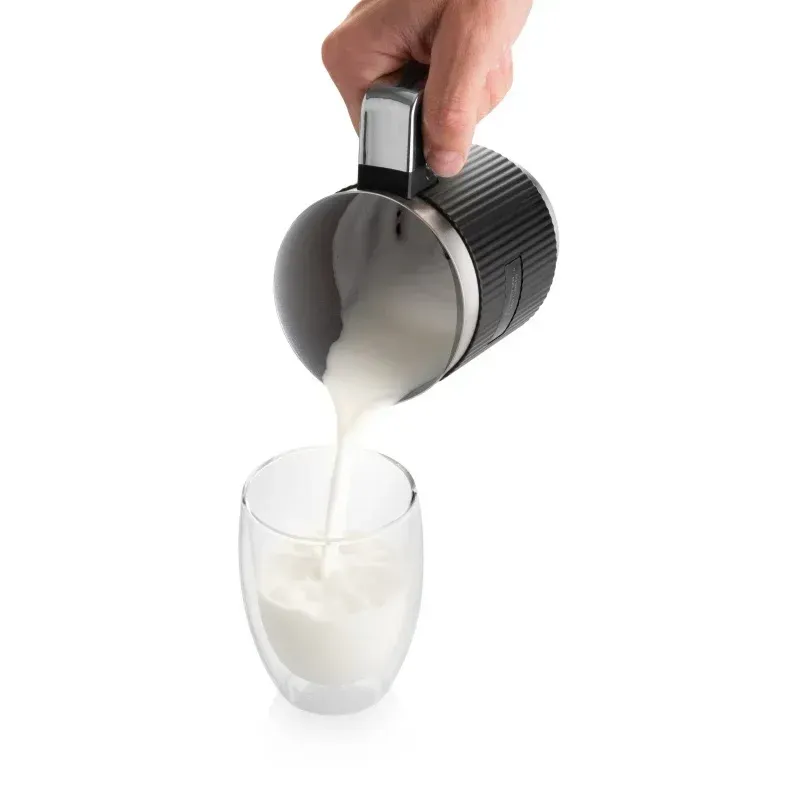 Electronice si Electrocasnice - Electrocasnice bucatarie - Preparare bauturi - Espressoare - Aparat pentru spuma de lapte ETA Cremeo 8189 90000, 500W, 350 ml, 5 functii, otel inoxidabil, negru - Infinity.ro