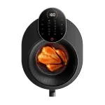 Electronice si Electrocasnice - Electrocasnice bucatarie - Aparate de gatit & desert - Friteuze - Friteuza cu aer cald ETA SkyFry 5168 90000, 5 litri, 1500 W, 12 programe, control tactil, negru - Infinity.ro