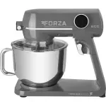 Electronice si Electrocasnice - Electrocasnice bucatarie - Mixere, tocatoare & roboti de bucatarie - Roboti de bucatarie - Robot de bucatarie ECG FORZA 6600 Metallo Scuro, 1800 W, 6,5 litri, LCD, sistem de amestecare planetar - Infinity.ro