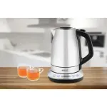 Casa si Gradina - Bucatarie si vesela - Vase pentru gatit - Ibrice - Cana electrica fierbator ECG RK 1791, 1.7L, 2200 W, otel inoxidabil, 5 setari de temperatura - Infinity.ro
