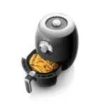 Electronice si Electrocasnice - Electrocasnice bucatarie - Aparate de gatit & desert - Friteuze - Friteuza cu aer fierbinte ETA Storio 6172 90020, 1350 W, 3 litri, 80-200 ° C, design retro, negru - Infinity.ro
