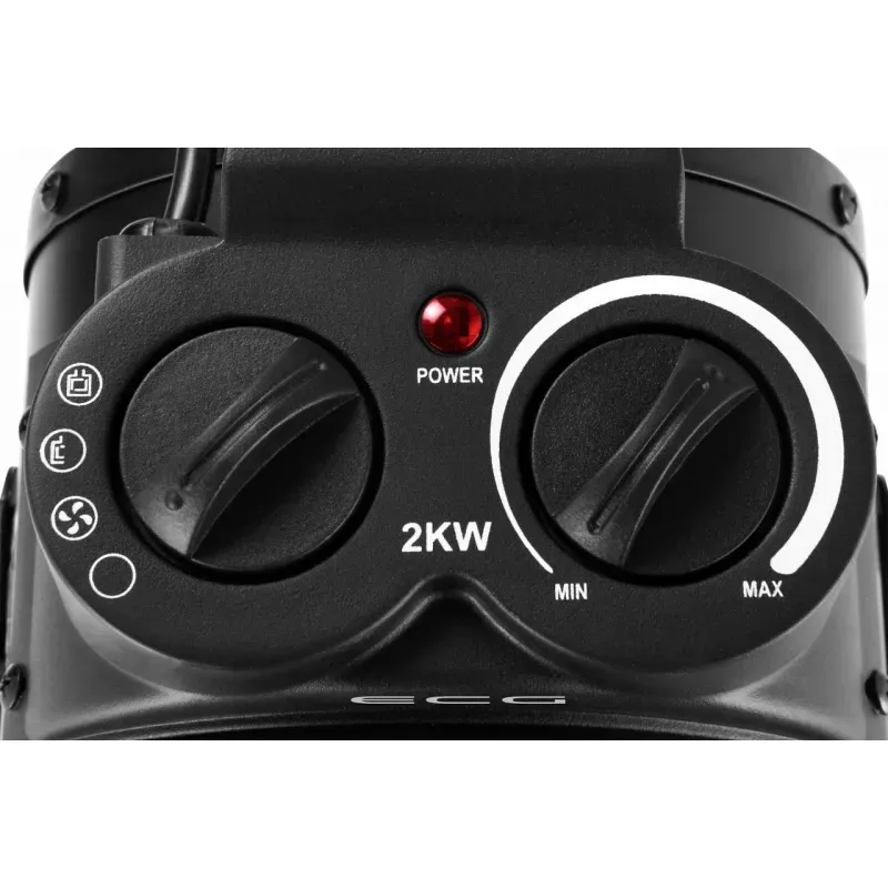 Electronice si Electrocasnice - Climatizare si sisteme de incalzire - Aparate incalzire aer - Aeroterme - Aeroterma ECG HH 2010 , 2000 W, 2 trepte, element de incalzire ceramica PTC - Infinity.ro