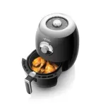 Electronice si Electrocasnice - Electrocasnice bucatarie - Aparate de gatit & desert - Friteuze - Friteuza cu aer fierbinte ETA Storio 6172 90020, 1350 W, 3 litri, 80-200 ° C, design retro, negru - Infinity.ro