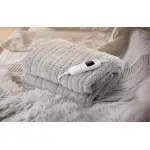 Ingrijire personala si Cosmetice - Sanatate si wellness - Articole wellness - Incalzitoare corporale - Patura cu incalzire electrica ETA Shaggy 4325, 130X160 cm, 120 W, 9 niveluri de temperatura, gri - Infinity.ro