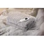 Ingrijire personala si Cosmetice - Sanatate si wellness - Articole wellness - Incalzitoare corporale - Patura cu incalzire electrica ETA Shaggy 4325, 130X160 cm, 120 W, 9 niveluri de temperatura, gri - Infinity.ro