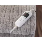 Ingrijire personala si Cosmetice - Sanatate si wellness - Articole wellness - Incalzitoare corporale - Patura cu incalzire electrica ETA Shaggy 4325, 130X160 cm, 120 W, 9 niveluri de temperatura, gri - Infinity.ro