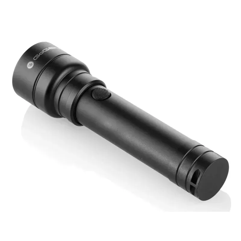 Casa si Gradina - Corpuri si surse de iluminat - Iluminat exterior - Lanterne - Lanterna GOGFL03B, 1100 lm, IP46, acumulator 18650 inclus, USB, Aluminiu, neagra - Infinity.ro