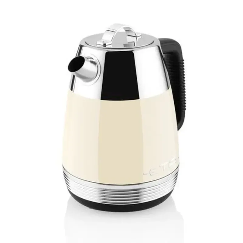 Casa si Gradina - Bucatarie si vesela - Vase pentru gatit - Ibrice - Cana electrica fierbator ETA Storio 918640, 2150 W, 1.7 L, otel inoxidabil, design retro, bej - Infinity.ro