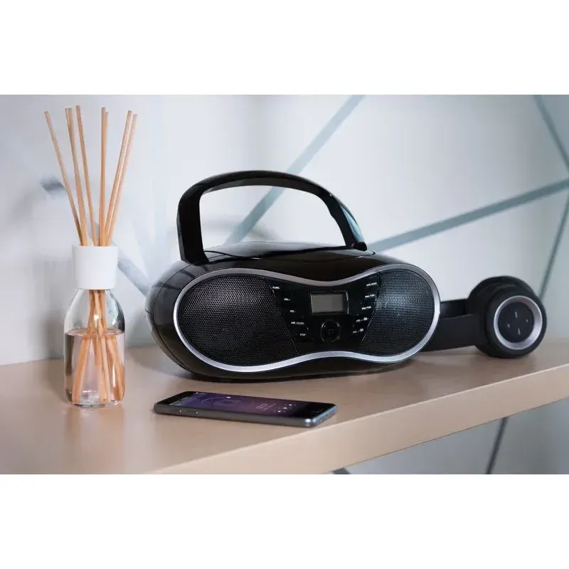 TV, Audio-Video si Foto - Portabile audio - Radio - Radio cu CD si Bluetooth GoGEN CDM 388 SUBT S, 4 W, MP 3, USB, SD, AUX, ceas - Infinity.ro