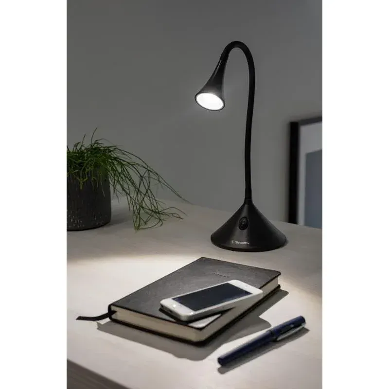 Casa si Gradina - Corpuri si surse de iluminat - Veioze si lampi - Veioze - Lampa de masa GoGEN LL88B, 3.2W, gat flexibil, culoare neagra, clasa energetica A ++ - Infinity.ro
