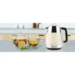 Casa si Gradina - Bucatarie si vesela - Vase pentru gatit - Ibrice - Cana electrica fierbator ETA Storio 918640, 2150 W, 1.7 L, otel inoxidabil, design retro, bej - Infinity.ro