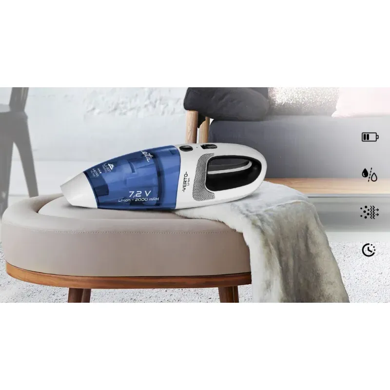 Electronice si Electrocasnice - Ingrijirea locuintei - Aspiratoare - Aspirator de mana ETA VERTO 1442, 7.2 V Li-ion, aspirare umeda si uscata - Infinity.ro