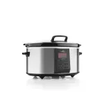 Casa si Gradina - Bucatarie si vesela - Vase pentru gatit - Oale si cratite - Oala electrica pentru gatire lenta ETA Largo 2138 90000, 6 litri, 245 W, design din otel inoxidabil, afisaj LED - Infinity.ro