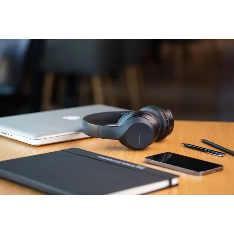 TV, Audio-Video si Foto - Portabile audio - Casti audio - Casti fara fir GoGEN HBTM 45B, bluetooth 5.3, volum, aux-in, autonomie pana la 31 ore, negru - Infinity.ro