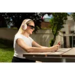 TV, Audio-Video si Foto - Portabile audio - Casti audio - Casti fara fir GoGEN HBTM 45P, bluetooth 5.3, volum, aux-in, autonomie pana la 31 ore, roz - Infinity.ro